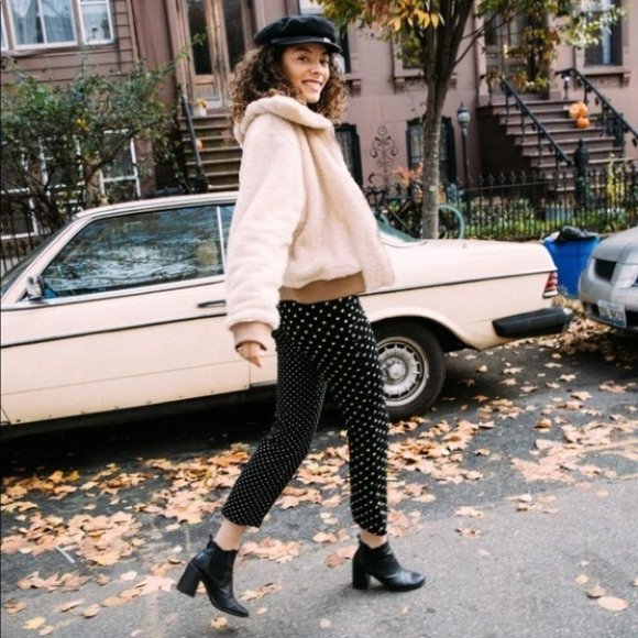 TRUE IMG Tan Teddy Bomber Jacket - Picture 8 of 11